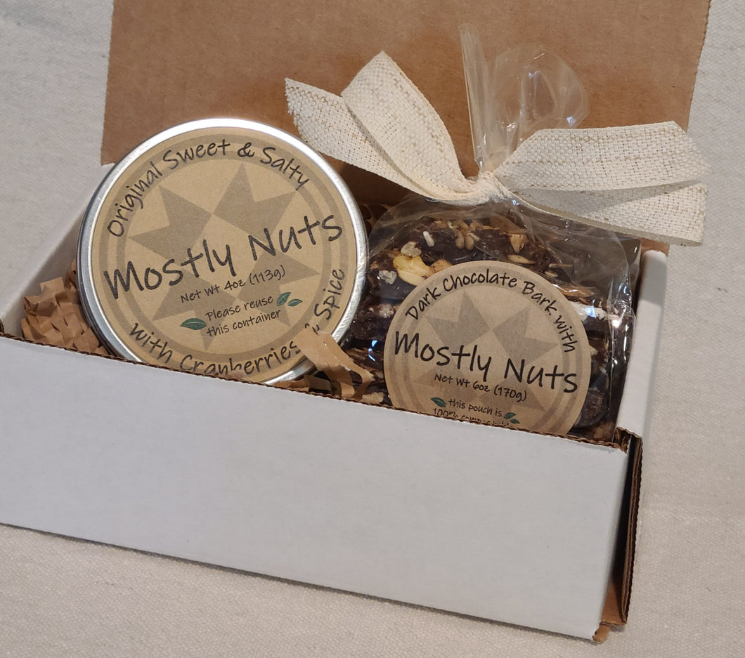 Mostly Nuts Mix and Chocolate Fix Duo - Gift Box